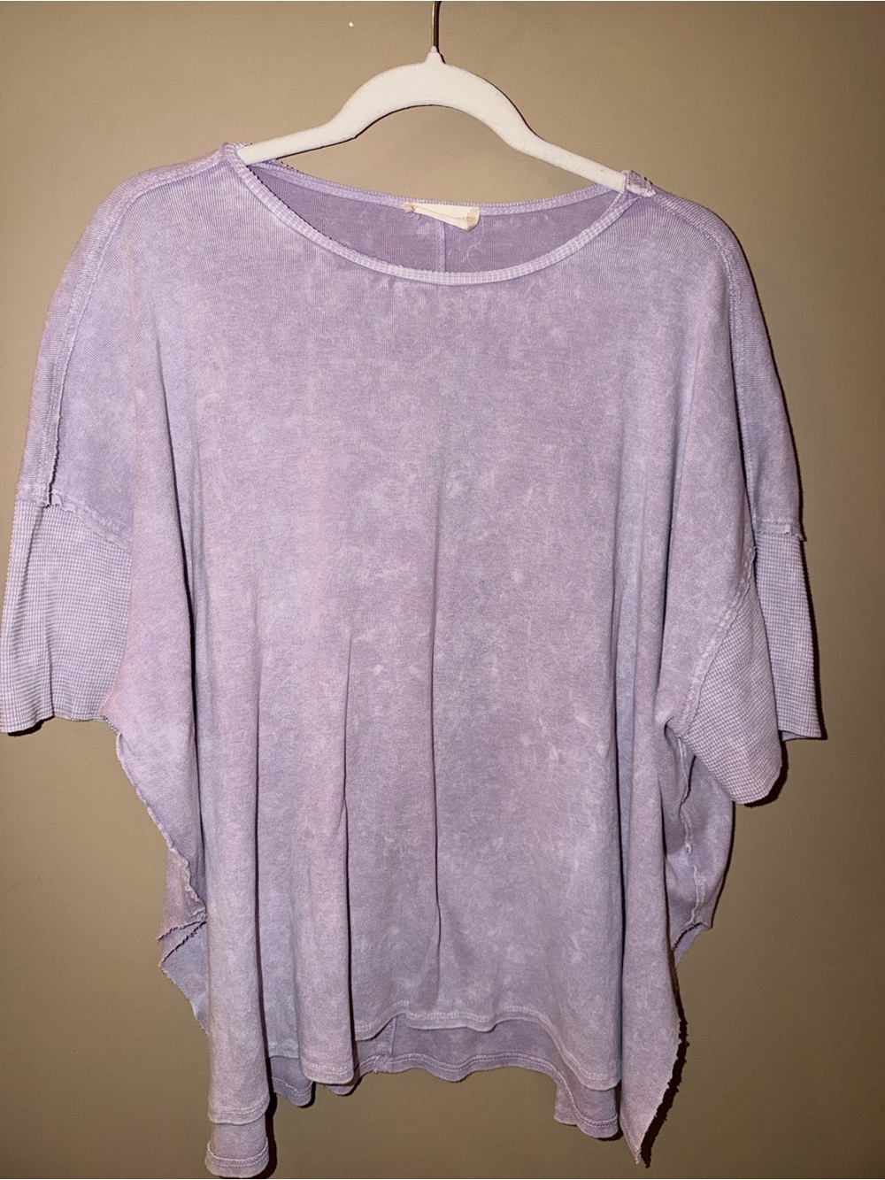 Altar'd State Washed Lavender Pullover Tee